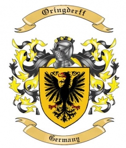 Oringderff Family Crest from Germany