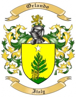 Orlando Family Crest from Italy