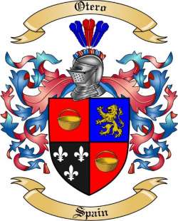Otero Family Crest from Spain