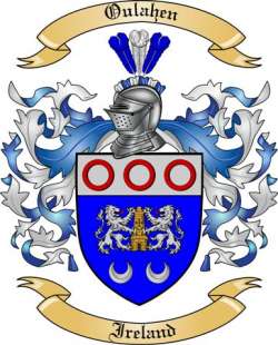 Oulahen Family Crest from Ireland