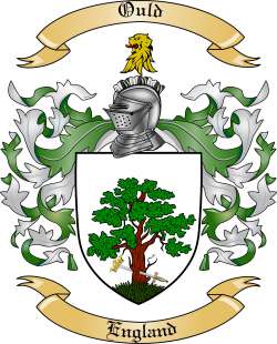 Ould Family Crest from England