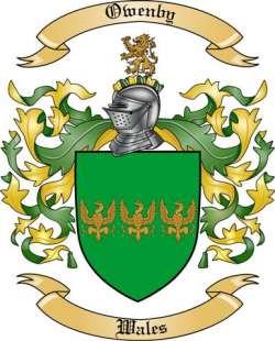 Owenby Family Crest from Wales