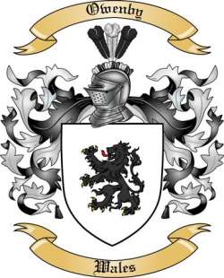 Owenby Family Crest from Wales2