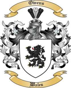 Owens Family Crest from Wales2
