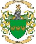 Owenson Family Crest from Wales