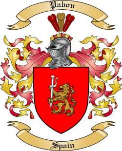 Pabon Family Crest from Spain