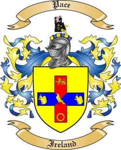 Pace Family Crest from Ireland