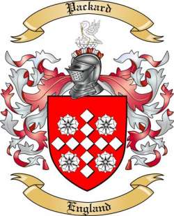 Packard Family Crest from England