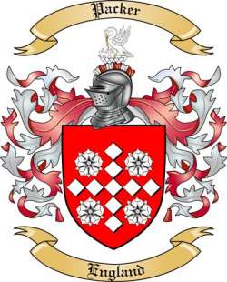 Packer Family Crest from England