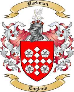 Packman Family Crest from England