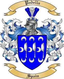 Padella Family Crest from Spain