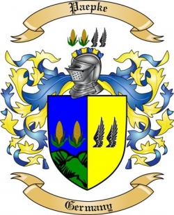 Paepke Family Crest from Germany
