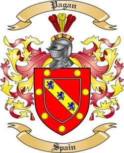 Pagan Family Crest from Spain