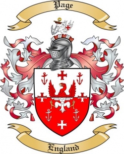 Page Family Crest from England2