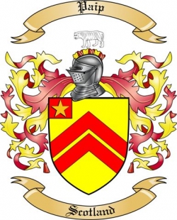 Paip Family Crest from Scotland