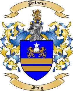 Palaone Family Crest from Italy