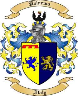 Palarmo Family Crest from Itlay