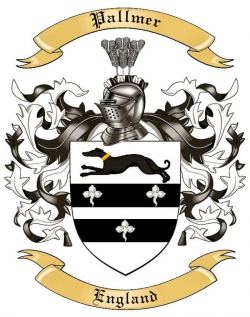 Pallmer Family Crest from England