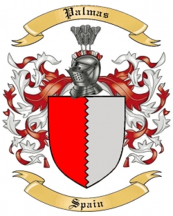 Palmas Family Crest from Spain