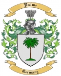 Palme Family Crest from Germany