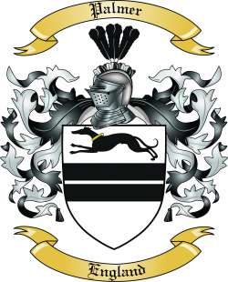 Palmer Family Crest from England