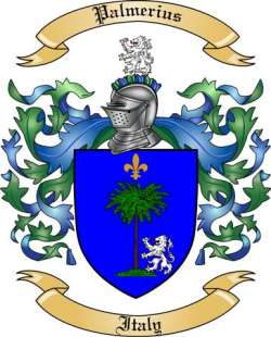Palmerius Family Crest from Italy