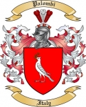 Palombi Family Crest from Italy
