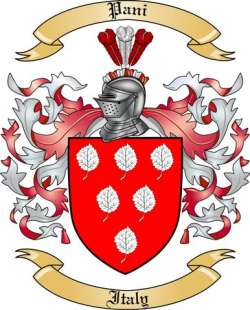 Pani Family Crest from Italy2