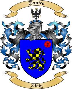 Panico Family Crest from Italy