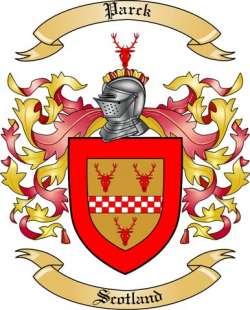 Parck Family Crest from Scotland