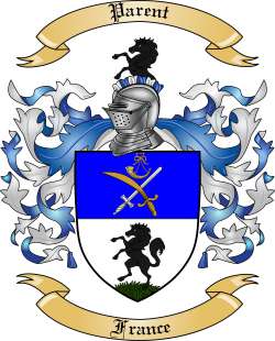 Parent Family Crest from France