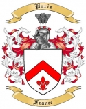 Paris Family Crest from France