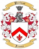 Parisot Family Crest from France