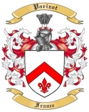 Parizot Family Crest from France