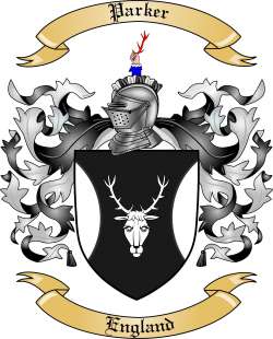 Parker Family Crest from England2