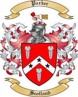 Parker Family Crest from Scotland