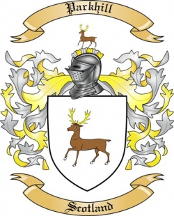 Parkhill Family Crest from Scotland