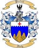 Parlati Family Crest from Italy