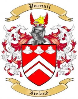 Parnall Family Crest from Ireland