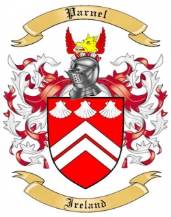 Parnel Family Crest from Ireland