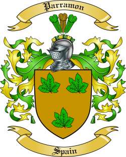 Parramon Family Crest from Spain