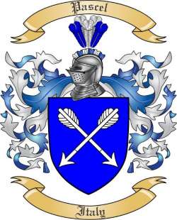 Pascel Family Crest from Italy
