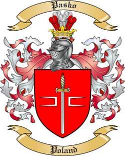 Pasko Family Crest from Poland