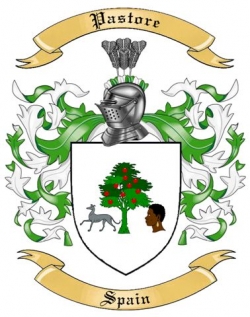 Pastore Family Crest from Spain