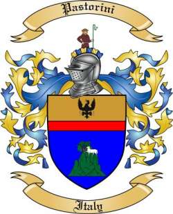 Pastorini Family Crest from Italy