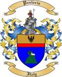 Pastoris Family Crest from Italy