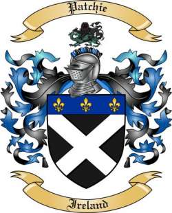 Patchie Family Crest from Ireland