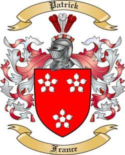 French: Patrick Coat of Arms / Family Crest.