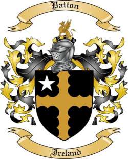 Patton Family Crest from Ireland
