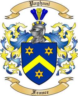 Payhani Family Crest from France